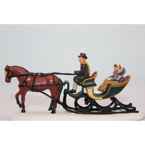 Dept 56 Seasons Bay - Afternoon Sleigh Ride - Picture 2 of 3